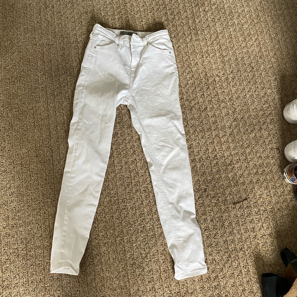 White Topshop Jaime Jeans